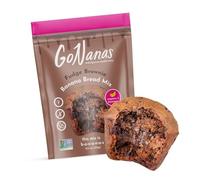 GoNanas Mélange de pain à la farine d'avoine et de caramel - Convient pour les régimes végétaliens à base de plantes, collations sans gluten et sans produits laitiers - Snacks sains pour adultes
