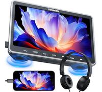GOnavidio 10,1 écran Enfant appuie tête, Lecteur DVD Voiture avec 1080P HDMI in, Lecteur DVD Portable Voiture Compatible USB/TF, Slot in Design pour Enfant,Non Batterie