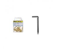 Gond à pointe Brico-self fer zingué 17x40 mm.