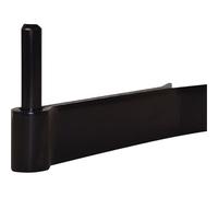 Gond à sceller époxy noir - 130 x 35 mm - Axe Ø 16 mm - Lame double - Torbel industrie