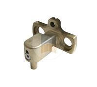 Gond à visser multiréglage deux points + sécurité en Cupro-aluminium. - Réglage (mm) : 42 à 67, Noir Ral 9005