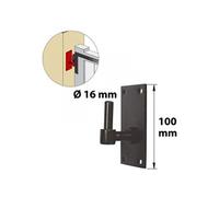 Gond acier prépeint, H.130x Diam.16 mm