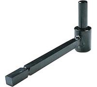 Gond cataphorèse noir Ø14 ING FIXATIONS isolation extérieur chimique - Queue fer carré 12x260 - A001235 G