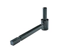 Gond cataphorèse noir Ø14 isolation extérieur chimique - Queue fer carré 12x260 - A001235