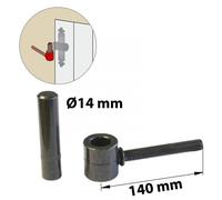 Gond chimique acier prépeint, H.80x Diam.14 mm