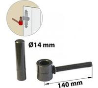 Gond chimique acier prépeint, H.80x Diam.14 mm