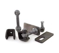 Gond de portail réglable à souder ouverture à 180° - boîte de 2 - M20 LOCINOX