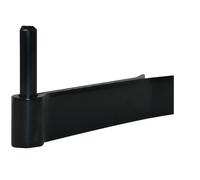 Gond de volet à sceller 2 lames 50 x 8 x 190 mm diamètre 20 mm cataphorèse noire TORBEL 6158204