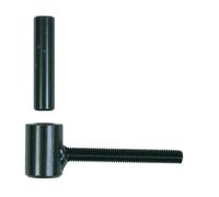 Gond standard acier noir à tige filetée - Axe 16 - 10x130 - B40 ING FIXATIONS