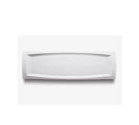 GONDOLA Plat rectangulaire Porcelaine Blanche L60
