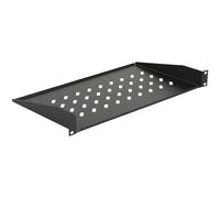 Gondole - RAS200BL - Étagère Rack Mount - Noir - Dimensions 48,6x25x14,4 cm