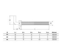 Gonds à embase métal GAE M5x50mm Sbox boîte de 50 pièces - Scell IT - GAE0550