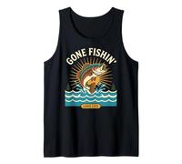 Gone Fishin Lake Life Bateau de Vacances pour pêche au Bar Débardeur