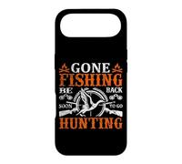 Gone Fishing Be Back Soon to Go Hunting Hunter Life Nature Coque pour iPhone Air