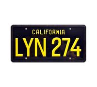 Gone in 60 Seconds | Lyn 274 | Metal Stamped License Plate