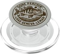 Gone Perchin Lac Léman Pêche à la Perche PopSockets PopGrip pour MagSafe
