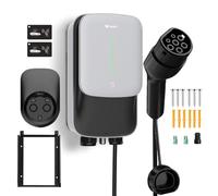 GONEO Borne de Recharge Wallbox 11kW 8A-16A 480V pour véhicule électrique Triphasé OCPP avec Carte RFID IP65 IK10 APP WiFi Bluetooth Contrôle Recharge sur Rendez-Vous Visualisation de l'historique