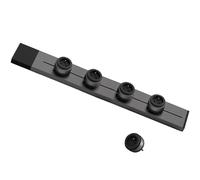 GONEO Multiprise Murale Cuisine, Prise Electrique Murale, Rail Prise Electrique Cuisine Salon îlot Central Bureau, Rail de 750 mm avec 5 Adaptateurs Amovibles au Standard Français, 7360 W Max, 32 A