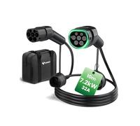 GONEO Type 2 Câble de recharge pour véhicules électriques, 7,2kW / 10mètres / 32A / Mode 3 / monophasé, câble de recharge rapide Type 2 pour véhicules électriques