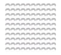 Gonetre 100pcs Gardes à Barbe Couvre la Barbe Jetable Couvrages élastiques Nylon Barbe Nylon NETS POUR RESTAURANTS Food Production Food Installations Latex Gratuitement (Blanc)