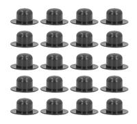 Gonetre 20 PCS Piscine Mur Wround, Filtre à Piscine, Black Short Type Casquette Pup Pup Pump, Pièces de Remplacement du Bouchon de Trou, pour Les Piscines Spas