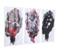 Gonetre 3pcs Horreur Zombie Stickers Muraux Décalcomanies Spooky Halloween Décorations Auto-adhésives PVC Autocollants pour la Porte de la Fenêtre Halloween de Bar Party comme indiqué