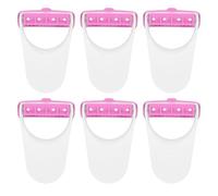 Gonetre 6pcs Clippers à Cheval Jetable avec Couverture de Protection, Outils de Coupe Portable du Rythme avec des Couvertures de Protection pour les Chevaux et les Animaux de Compagnie (Rosâtre)