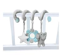 Gonetre Activité pour Bébés Toy en Peluche Couleurs Vives Mignons Jouets Animaux Stimuler le Développement Visuel Favorise la Perception des Couleurs Mobilité de sensibilité au pour la (gris)