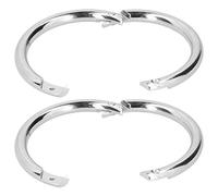 Gonetre Anneau de Nez de Bétail en Acier au Carbone, Paquet de 2 Outils | Lisse sans Bavures, Conception à Ouverture Facile de 8,5 X 8,5 Cm, Idéale pour la Manipulation des Injections Vétérinaires