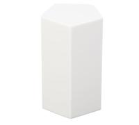 Gonetre Bloc de Sculpture en Caoutchouc Souple, Gravure Délicate, Joints Artisanaux en Brique pour Créations, Médaillons Blancs (Pentagonal)