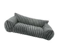 Gonetre Canapé pour Chien avec Dossier à Trois Côtés, Lit Doux et Chaud pour Chats, Chiens de Petite et Moyenne Taille (XS50*40 * 20cm)