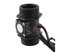 Gonetre Capteur de Débit D'eau YF-DN40, Débitmètre à 47 Mm pour Distributeur de Chauffe-eau, DC 3,5-24 V 5-150 L/min avec Sortie D'impulsion