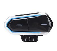 Gonetre Casque de Moto Bluetooth, écouteur Ultra Fin avec Micro pour