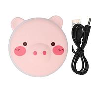 Gonetre Chauffe-Mains USB, Cochon Mignon, Prévention des Brûlures, Chauffe-Mains Portable, Batterie Externe, Miroir Lumineux, Voyage, Bureau