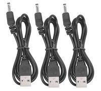 Gonetre Cordon D'alimentation USB, Câble de Jack 3,5 X 1,35 Mm avec 1 M de Longueur, Câble 24 AWG, Courant Maximum 2 A, Noyau de Fil de Cuivre 56 pour Thermomètre, Appareil Photo,