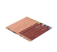Gonetre Crayons Pastel Doux, Ensemble de Crayons de Dessin Solubles dans L'eau de 24 Couleurs pour les Croquis, L'ombrage, le Mélange et les œuvres D'art Mixtes