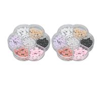 Gonetre Décoration de L'Art à Nails Flatback Resin Multi Fonctionnelle Portable Nail Art Tranches pour le Salon à Domicile Artistes de Nail