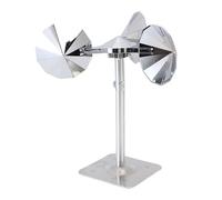 Gonetre Dissuasif Réfléchissant Les Oiseaux Dispositif de Carbone Premium Steel à 360 Degrés Rotation D'oiseau Rotatif Reflecteur D'oiseau pour Les Fermes et Bâtiments des Jardins