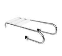 Gonetre Échelle de Piscine 3 Marches avec Cadre en Acier Inoxydable et | Cadre en Acier Inoxydable 304, Largeur de 18,1 Pouces, Pédales Antidérapantes en ABS, pour Piscines Hors Sol