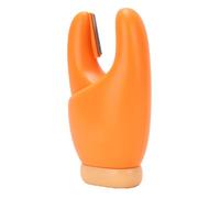 Gonetre Éplucheur D'ail Polyvalent, Coupe-ail en Acier Inoxydable de Style Griffe de Crabe pour Pommes de Terre et Carottes avec Stockage Magnétique au Réfrigérateur (Orange)