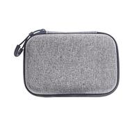 Gonetre Étui de Voyage pour NotePin PLAUD, Mousse Antichoc étanche à l'eau Sac de Rangement de Grande capacité pour Accessoires Enregistreur Vocal AI Gris 5.5x3.9x1.4in