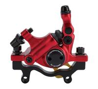 Gonetre HB100 Kit de frein à disque hydraulique pour scooter électrique M365 PRO 2 - Étriers de frein à disque avec adaptateur linéaire (rouge)