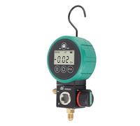 Gonetre Jauge Numérique CVC, 4 Unités de Pression Sous Vide, Testeur de Fluide Réfrigérant avec Conception de Robinet à Bille, Volant Ergonomique, pour Système de Climatisation, R22,
