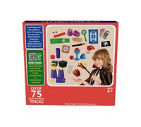 Gonetre Jeu de jouets de tours magiques pour enfants Accessoires de performance éducative Kit de spectacle magique avec baguette tasses boules cartes pour garçons filles anniversaire cadeaux