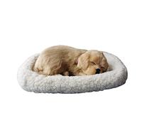 Gonetre Jouet de Chat de Sommeil Réaliste Poupée Animale en Peluche en Peluche avec Simulation Respirante Softly Life Live Likey Companion for Kids Home Decor Artificial Wool (Labrador Dog)
