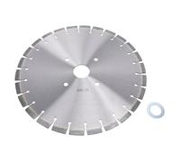 Gonetre Lame de Scie à Béton Diamantée de 16 Pouces, Arbre de 2 Pouces | Lame Segmentée en Acier allié, Vitesse Maximale de 5400 Tr/min, Coupe Sèche ou Humide pour Brique, Pierre, Bloc de Béton