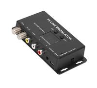 Gonetre Modulateur TV UHF, Convertisseur AV vers RF avec Prolongateur IR et | Alimenté par USB 5 V, PAL en Option, Niveau de Sortie Audio/vidéo Réglable, pour Décodeur et Sources A/V, Distance à
