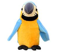 Gonetre Parler électrique en Peluche Jouet Interactif Répète Ce Que Vous Dites Secoue Les Ailes du Corps Fun for Enfants Enfants Baby Family Family Matière en Peluche 12x11x22cm (a)