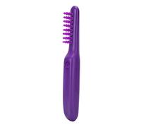 Gonetre Peigne Démêlant électrique à Ions Négatifs, Outil de Coiffure, Double Usage, pour Cheveux Secs et Humides, pour un Massage Lisse et Frisottis, Violet, 26,4 Cm