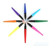 Gonetre Peinture Corporelle Brush Stylo Ensemble Artistique Aquarelle Dessin Stylo de Haute qualité sans Toxique 8 Couleurs Vibrantes pour les Enfants Adultes Face Art Corporel Parent